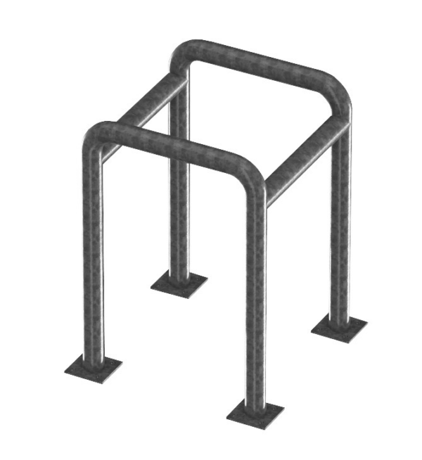 Odbojnica Stalowa na Latarnie do przykręcenia