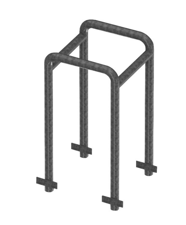 Odbojnica Stalowa na Latarnie do wbetonowania