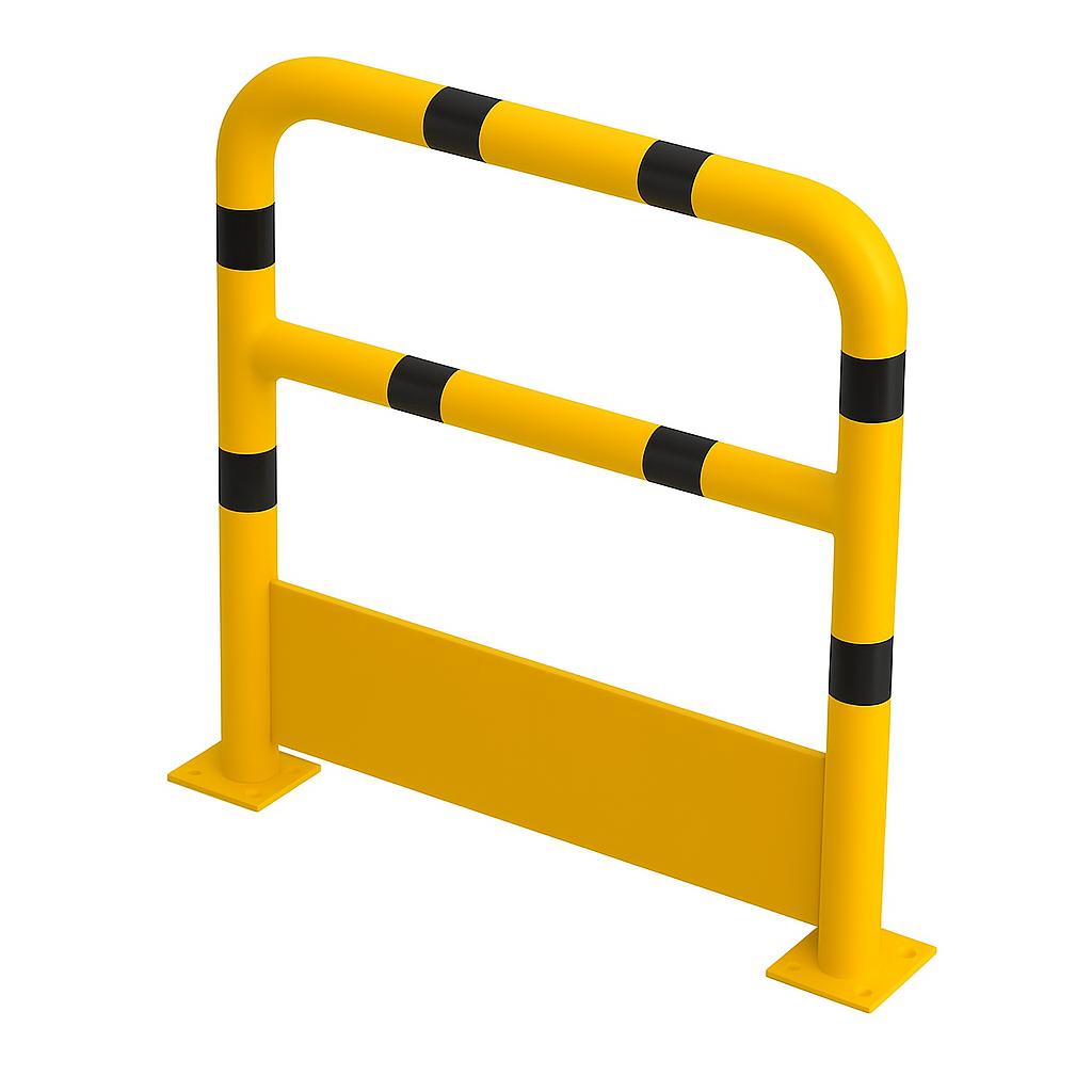 Odbojnica Stalowa Liniowa z Progiem do przykręcenia