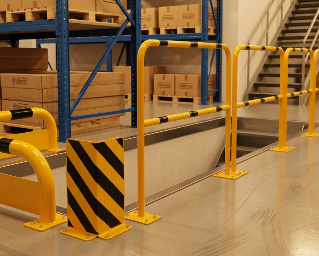 bariery przemysłowe ochronne na hali